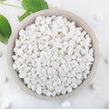Mulctun 2Lb White Rocks for Plants, 1/4"-3/4" White Pebbles, Decorative Stones by Unknown