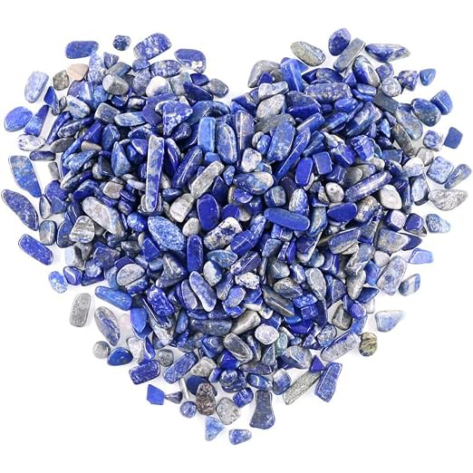 1 Lb Decorative Crystal Pebbles Irregular Shaped Lapis Lazuli Stones Small - Image 2
