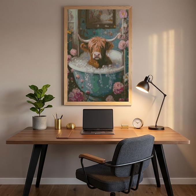 MYBISYMQQ Highland Cow Cross Stitch Kits - Image 4