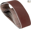 8 Pcs Sanding Belts 4 x 36 Inch 320 Grit Aluminum Oxide Abrasive Sandpaper for Belt Sander Metal Grinding Wood Working Weld Rust Removal