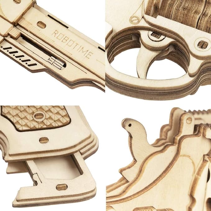 ROKR 3D Wooden Puzzle DIY Building Toys Mechanical Model - Image 3