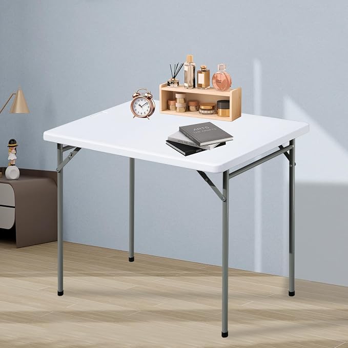 Folding Table 3ft Rectangular All-Occasion Plastic Folding Event Table - Image 6