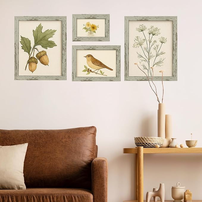 puthiac 11x14 Rustic Farmhouse Picture Frame, Taupe Grey, 1 Pack | Distressed - Image 8