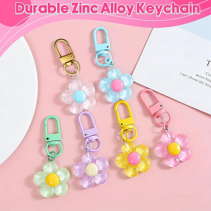 100PCS Dopamine Color Keychain - Image 7