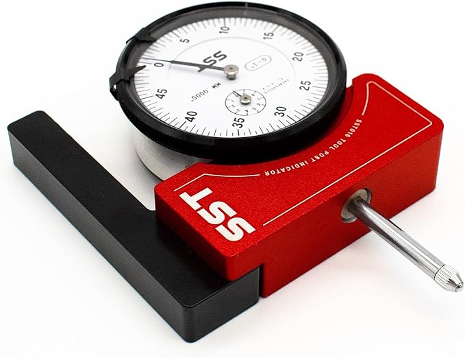 SST - Lathe Tool Post Indicator - High-Level Precision & Accuracy - Durable Construction - 5-Year Warranty Guaranteed