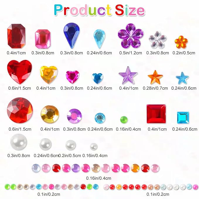 MYDBUYSOME 2774pcs Gem Stickers Jewels - Image 2