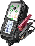 FOXWELL BC521 12V 5A Battery Charger, Tester, Trickle Charger & Desulfator, 4-in-1 Smart Automotive Battery Tool with 8-Stage Charging, Pulse Repair, Cranking & Alternator Test for Car, RV, Motorcycle