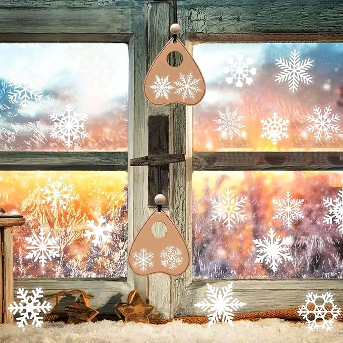 50 PCS Snowflake Stickers for Scrapbooking Journaling Junk Journal Scrapbook - Image 2