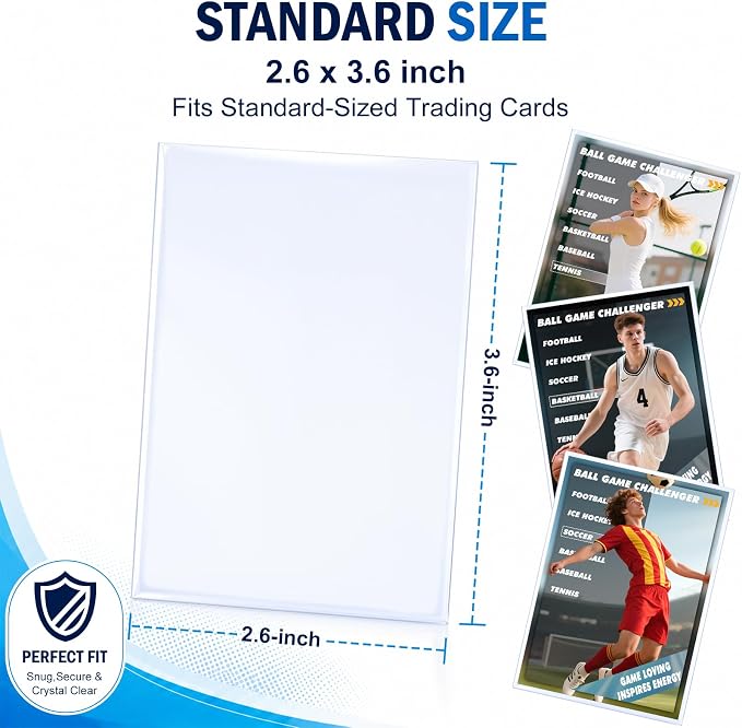 1000 Counts Card Sleeves Top Loaders - Image 2