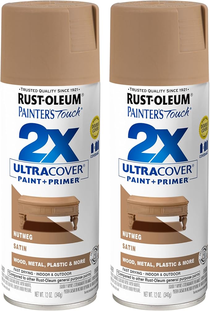 Rust-Oleum 334076-2PK Painter's Touch 2X Ultra Cover Spray Paint, 12 oz by Rust-Oleum