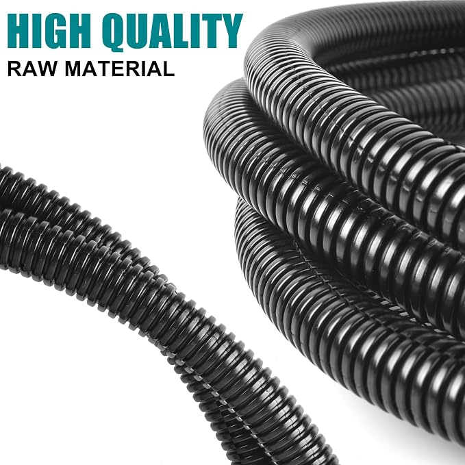 1 Inch Wire Loom Split Tubing - 25 ft Cord Protector Electric Wires Covers - Image 4