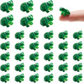 Exasinine 50 Pcs Mini Frogs Resin Green Frog Miniature Figurines Animals Model by Exasinine