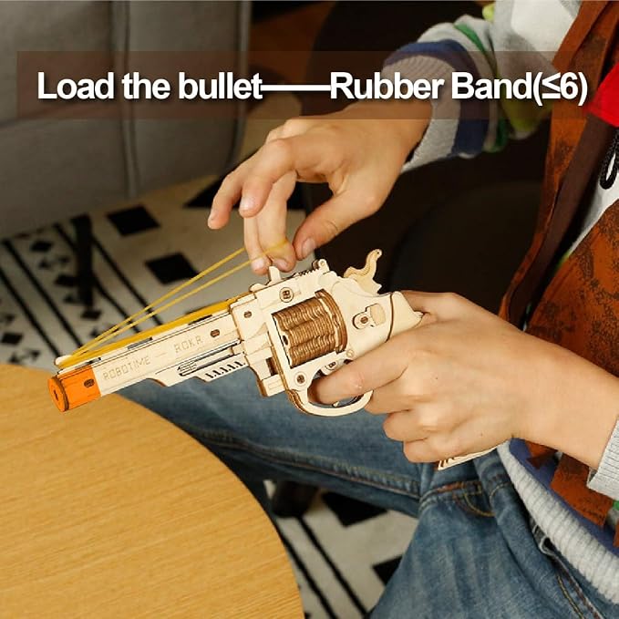 ROKR 3D Wooden Puzzle DIY Building Toys Mechanical Model - Image 5