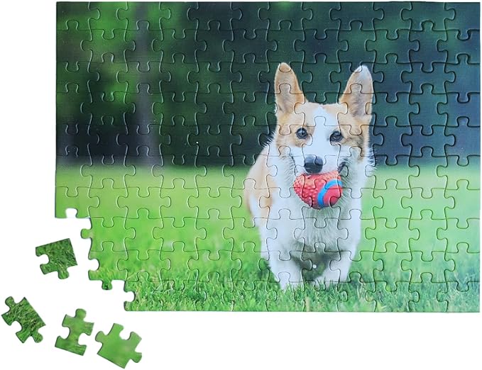 Photo Puzzles for Gift, Pets, Festivals, Weddings, Family Gatherings, Adult Customized Puzzles Jigsaw (Vertical or Horizontal) (None) (120.PC (Vertical/Horizontal))