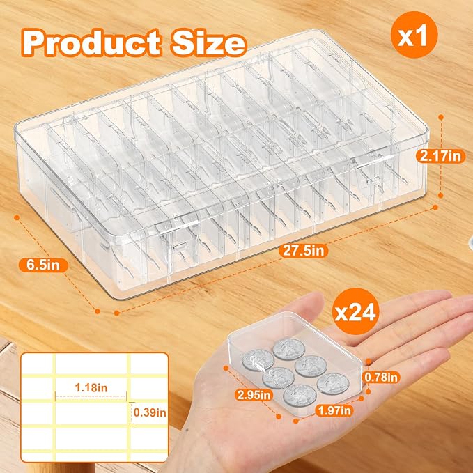 Bead Organizer Box, Craft Storage Box - Image 2