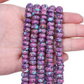 Songxi 5x8mm Natural Purple Blue Emperor Stone Rondelle Beads, Gemstone by SongXi