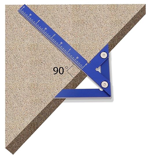 Aluminum Imperial Circle Center Positioning, 45/90 Degree Positioning Ruler, Right Angle Positioning, Centerline Positioning, Multi-Function Arrow Ruler, High-Precision Measuring Ruler,044BL