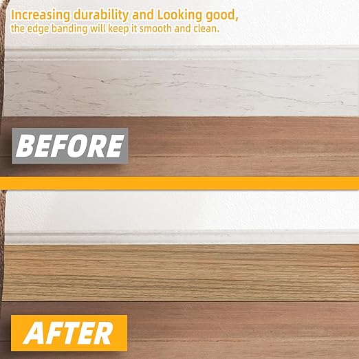 GSCIT Club Wood Grain Repair Tape, 2.4 inch X 100ft Self Adhesive Natural Walnut Grain Repair Patch for Tables, Chairs, Baseboards, Doors, Windows, Floors, Handicraft DIY.