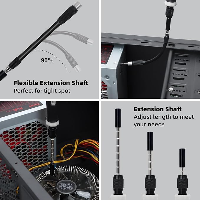 SHARDEN 153 in 1 Precision Screwdriver Set Computer Screwdriver Kit, Laptop Repair Tool Kit Magnetic Micro Screwdriver Set Electronic Toolkit for PC, iPhone, Phone, PS5, Game Console, Glasses, Jeweler