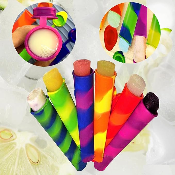 Silicone Ice Pop Molds Wpunwen Ice Popsicle Molds - Image 5