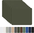 8 Pieces 7.87 x 5.9 inch Nylon Repair Patches Nylon Fabric Patch Self-Adhesive Nylon Repair Tape Waterproof Lightweight Repair Patches Repair Patch Kit for Clothing Down Jacket Tent Bag(Army Green)