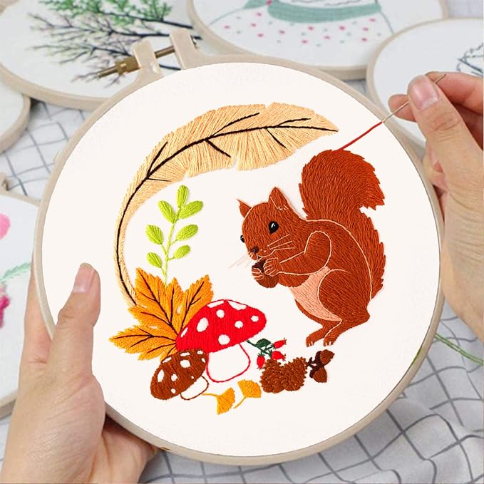 Louise Maelys 3 Set Animal Embroidery Kit - Image 5