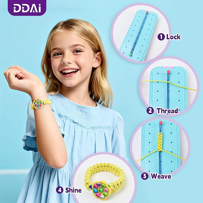 DDAI Birthday Gift Friendship Bracelet Kit - Image 8