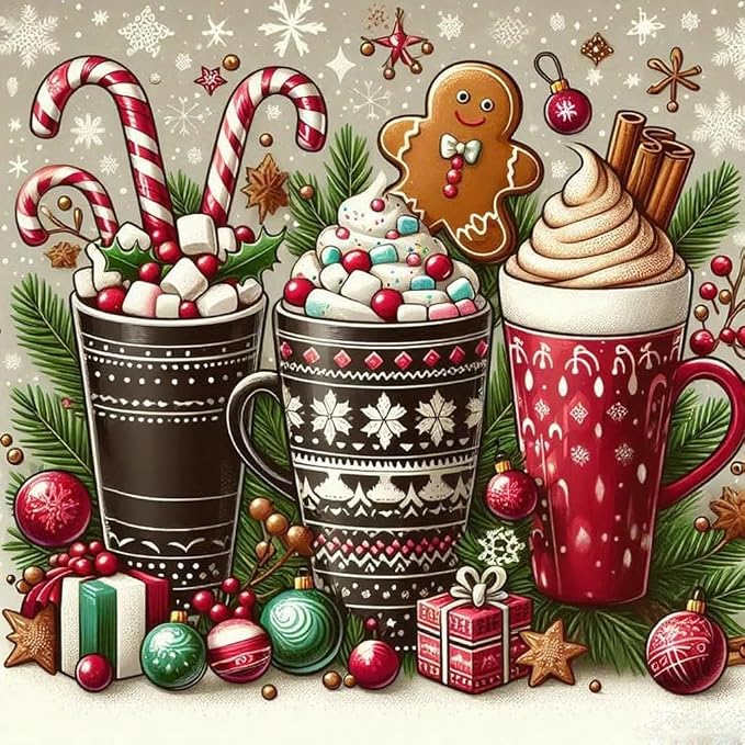 Christmas Stamped Cross Stitch Kits by WUSARPLY