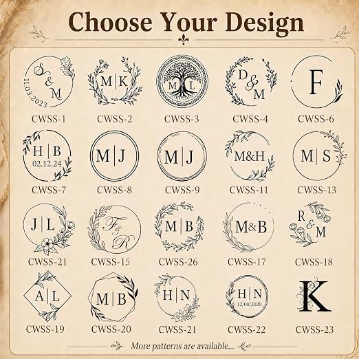 KAINSY Custom Wax Seal Stamp Kit, Personalized Gift - Image 6