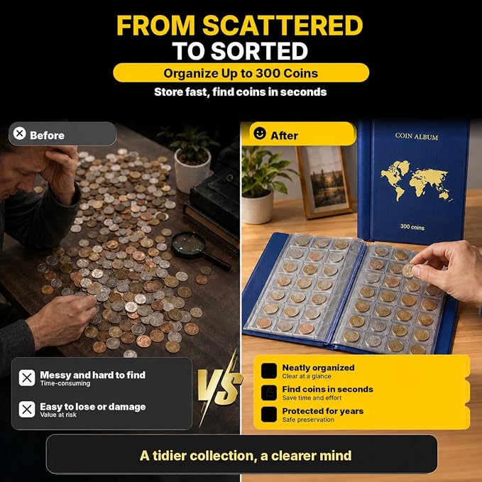 Coin Collection Book Holder Album - Image 6