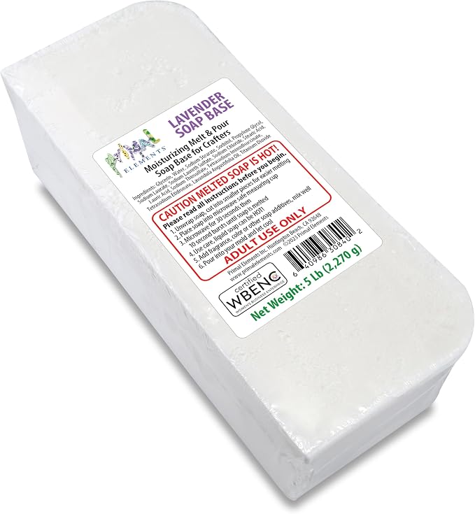 Primal Elements Lavender Essential Oil Soap Base by PrimalElements
