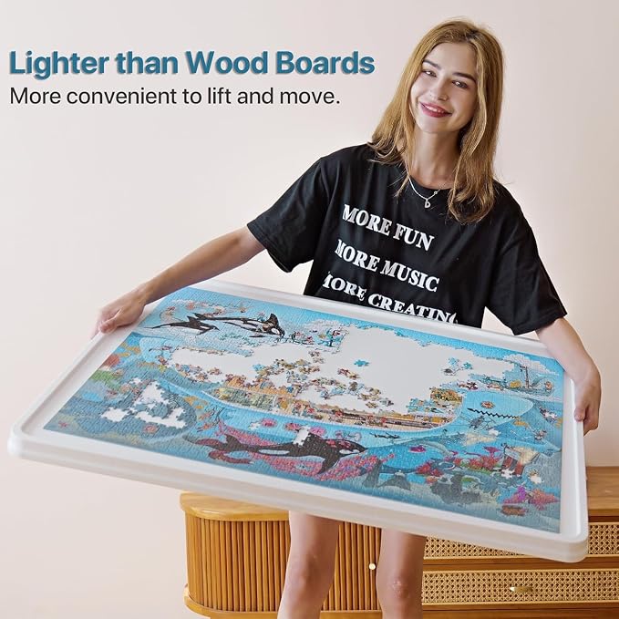 Playboda 1500 Pieces Rotating Plastic Puzzle Board - Image 9