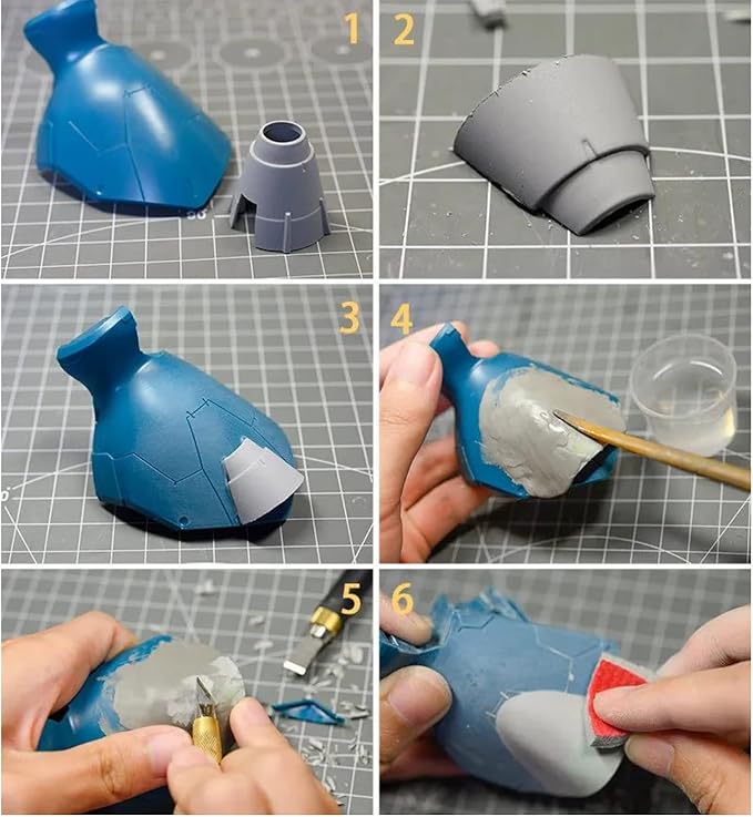 AB Epoxy Sculpt Clay, with Tools, 2 Part Modeling Compound 1 Pound | - Image 7