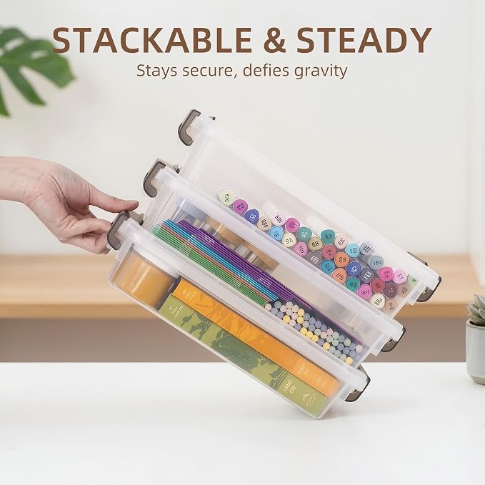 Citylife 3 PCS Plastic Storage Bins - Image 5