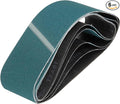 HARFINGTON 4 x 36 Inch Sanding Belts, 6 Pcs 60 Grit Zirconia Abrasive Belt Sander File Belt for Woodworking, Metal Polishing, Knife Sharpener