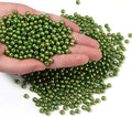 1000pcs Green 6mm Pearl Beads by chuyau