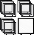 Harloon 12 Pcs 3D Floating Display Case Floating Frame Display Holder Stand by Muasung