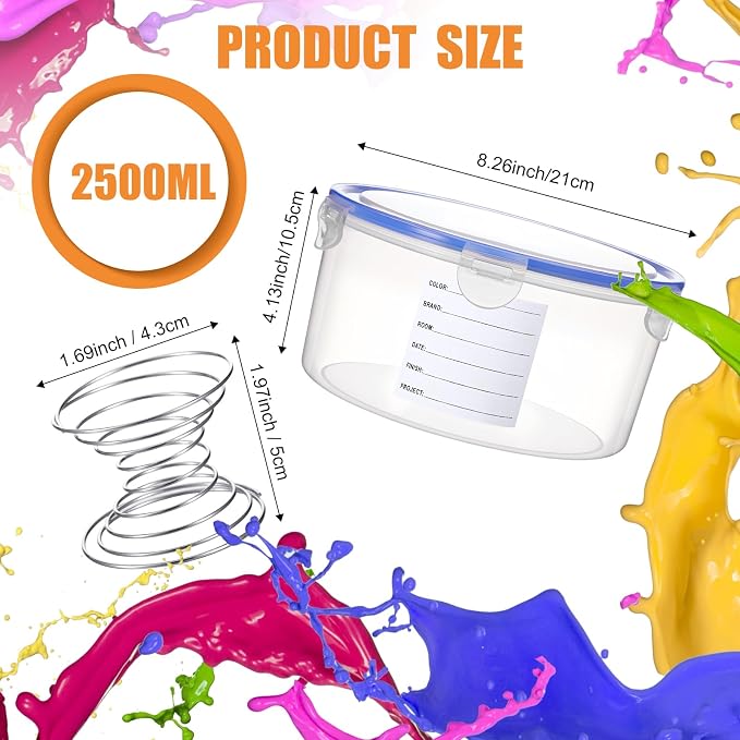 Remerry 8 Sets Paint Container - Image 2