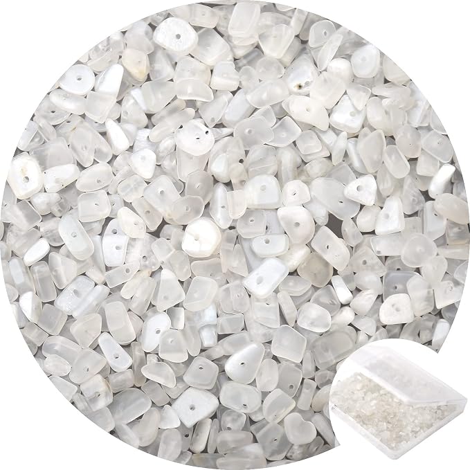 456 PCs Natural Chip Stone Beads, 5-8mm Irregular Multicolor Gemstones Loose by BONNY+BOXX