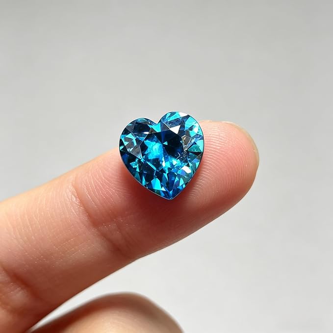 AierCrystal Aquamarine Color Cubic Zirconia Loose Beads Unset - Image 3