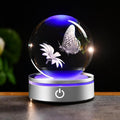 IFOLAINA 3D Butterfly Crystal Ball Decor Lamp Gifts Ideas by IFOLAINA