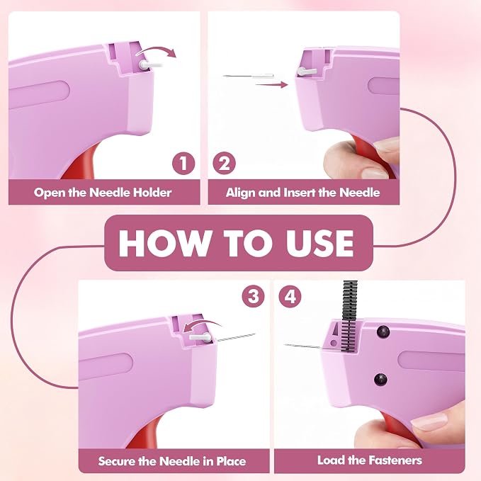 Stitch Gun for Clothes, Portable Handheld Tagging Gun for Clothing, Stitch - Image 4