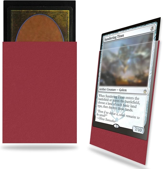 Ruby Card Sleeves 200 Pack Compatible by Fabmaker