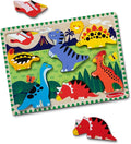 Melissa & Doug Dinosaur Wooden Chunky Puzzle by Unknown