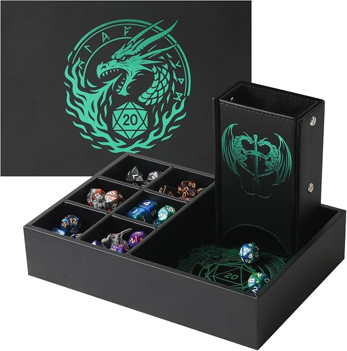 Grajar Dice Tray and Dice Tower by Grajar