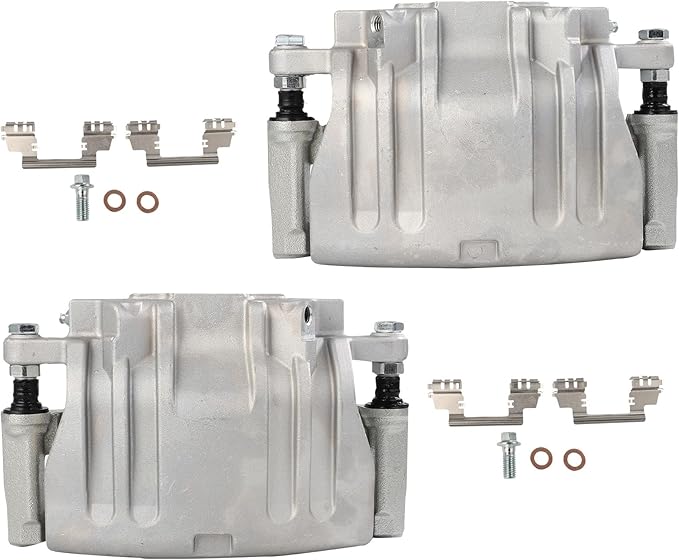 cciyu Front Left & Right Brake Calipers Assembly w/Bracket 18B5017A 18B5016A For Chrysler For 200/For 300,For Dodge For Avenger/For Challenger/For Charger