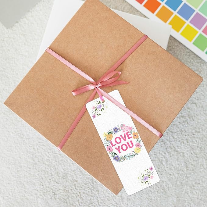 DSYIL 100 Sets Watercolor Paper Bookmarks - Image 7