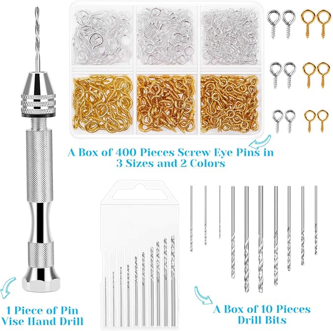 Pin Vise for Resin Casting Molds, Shynek Hand Drill for Jewelry Making Resin - Image 2