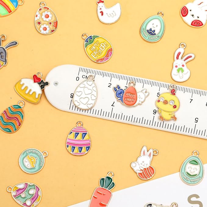 MARFOREVER 120 PCS Easter Charms - Image 3