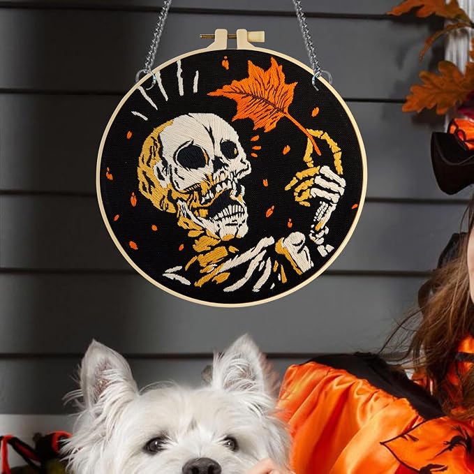 Crafmanoe Halloween Gothic Embroidery Starter Kit - Image 6